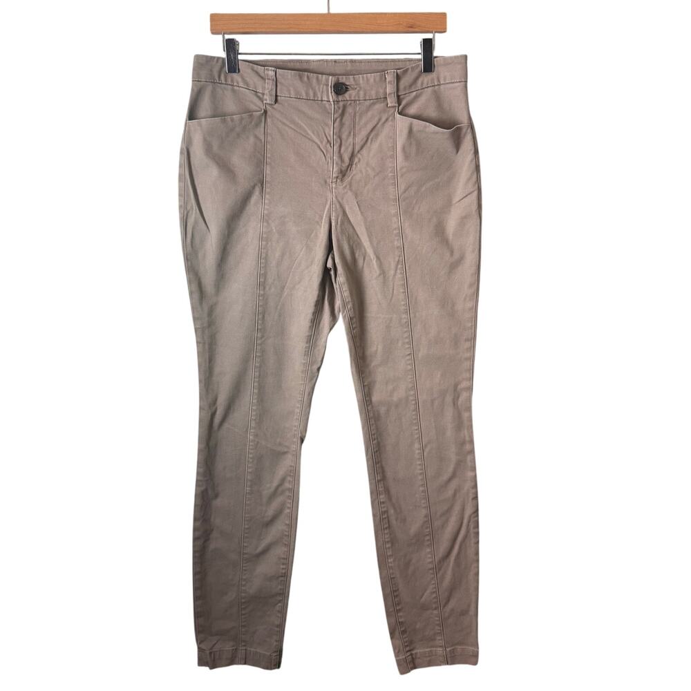 Duluth Womens Pants Size 10 Chino Casual Khaki Tan Stretch Work Hiking Comfort